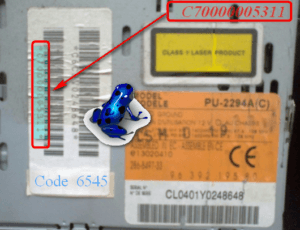 Trouver le code de série autoradio citroen