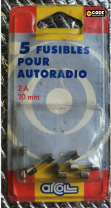 fusible autoradio Quel fusible pour autoradio ? Code Autoradio