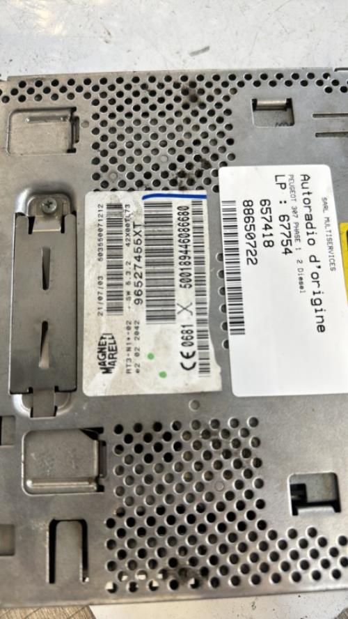 451150-Autoradio-dorigine-PEUGEOT-307-PHASE-1-Diesel-image-3 451150 Autoradio dorigine PEUGEOT 307 PHASE 1 Diesel image 3 1 Autoradio PEUGEOT 307 PHASE 1 d'origine - - Occasion Code Autoradio