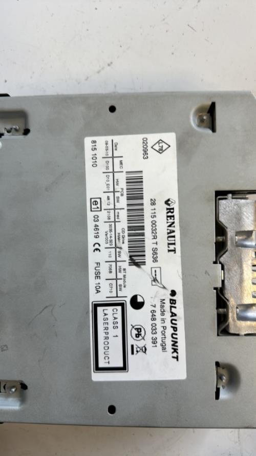 459474-Autoradio-dorigine-RENAULT-TWINGO-2-PHASE-1-Diesel-image-3 459474 Autoradio dorigine RENAULT TWINGO 2 PHASE 1 Diesel image 3 1 Autoradio RENAULT TWINGO 2 PHASE 1 d'origine - 2010 - Occasion Code Autoradio