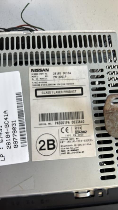 460173-Autoradio-dorigine-NISSAN-NOTE-1-PHASE-1-Diesel-image-3 460173 Autoradio dorigine NISSAN NOTE 1 PHASE 1 Diesel image 3 1 Autoradio NISSAN NOTE 1 PHASE 1 d'origine - 2008 - Occasion Code Autoradio