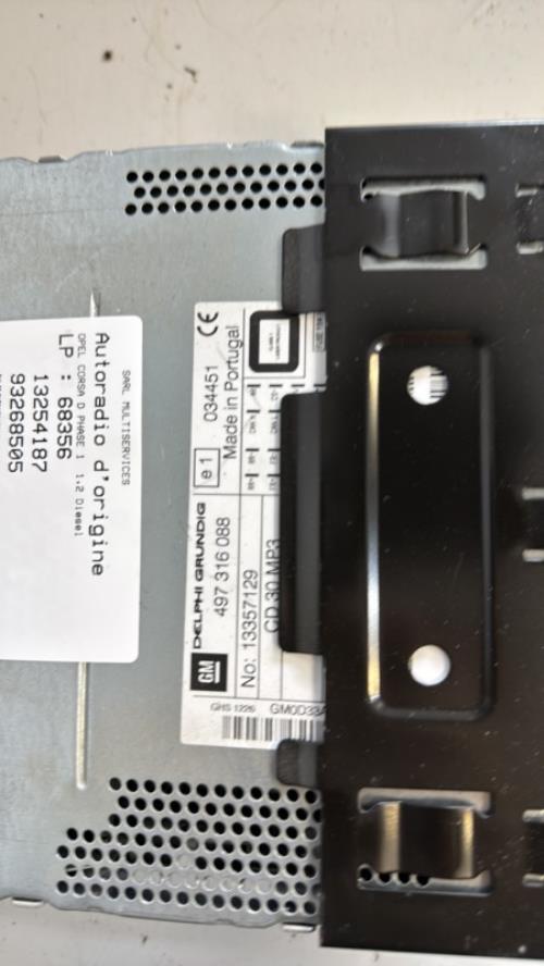 483592-Autoradio-dorigine-OPEL-CORSA-D-PHASE-1-Diesel-image-3 483592 Autoradio dorigine OPEL CORSA D PHASE 1 Diesel image 3 1 Autoradio OPEL CORSA D PHASE 1 d'origine - 2010 - Occasion Code Autoradio
