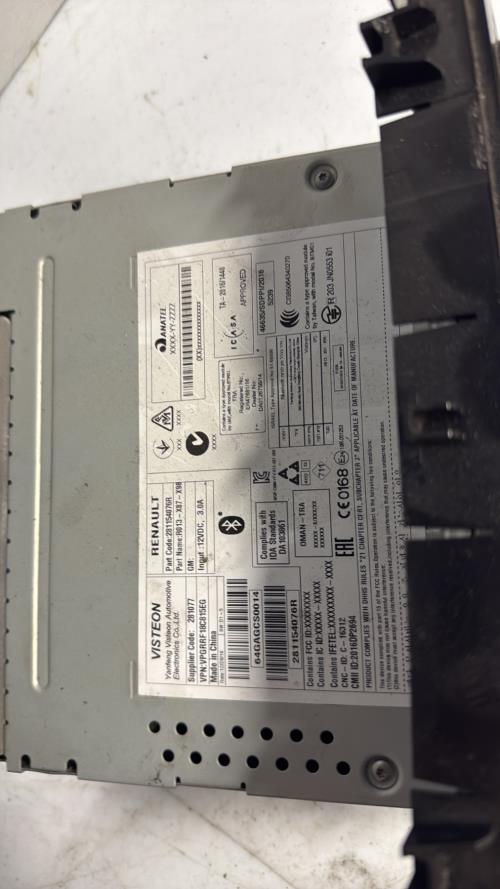 521907-Autoradio-dorigine-RENAULT-CLIO-4-PHASE-2-Diesel-image-2 521907 Autoradio dorigine RENAULT CLIO 4 PHASE 2 Diesel image 2 1 Autoradio RENAULT CLIO 4 PHASE 2 d'origine - 2017 - Occasion Code Autoradio