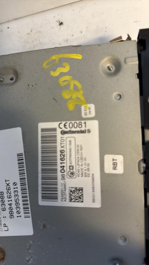 554986-Autoradio-dorigine-CITROEN-C3-2-PHASE-2-Essence-image-3 554986 Autoradio dorigine CITROEN C3 2 PHASE 2 Essence image 3 1 Autoradio CITROEN C3 2 PHASE 2 d'origine - 2014 - Occasion Code Autoradio