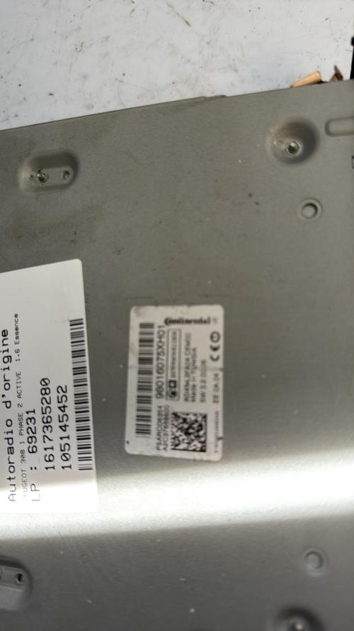 565744-Autoradio-dorigine-PEUGEOT-308-1-PHASE-2-Essence-image-3 565744 Autoradio dorigine PEUGEOT 308 1 PHASE 2 Essence image 3 1 Autoradio PEUGEOT 308 1 PHASE 2 d'origine - 2013 - Occasion Code Autoradio