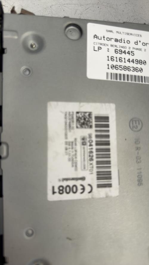 574515-Autoradio-dorigine-CITROEN-BERLINGO-2-PHASE-2-Dies-image-2-1 574515 Autoradio dorigine CITROEN BERLINGO 2 PHASE 2 Dies image 2 1 1 Autoradio CITROEN BERLINGO 2 PHASE 2 d'origine - 2013 - Occasion Code Autoradio