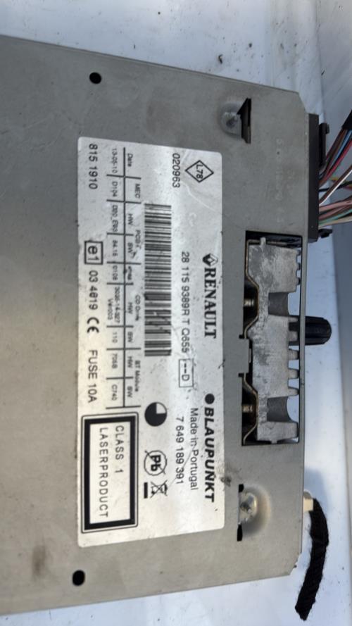 635019-Autoradio-dorigine-RENAULT-MEGANE-3-PHASE-1-Diesel-image-2 635019 Autoradio dorigine RENAULT MEGANE 3 PHASE 1 Diesel image 2 1 Autoradio RENAULT MEGANE 3 PHASE 1 d'origine - 2010 - Occasion Code Autoradio